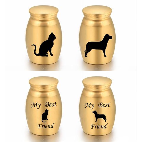 Pet Cremation Ashes Urn Metal Memorial Keepsake Casket Dog Cat Resting Place Storage Box ► Photo 1/6