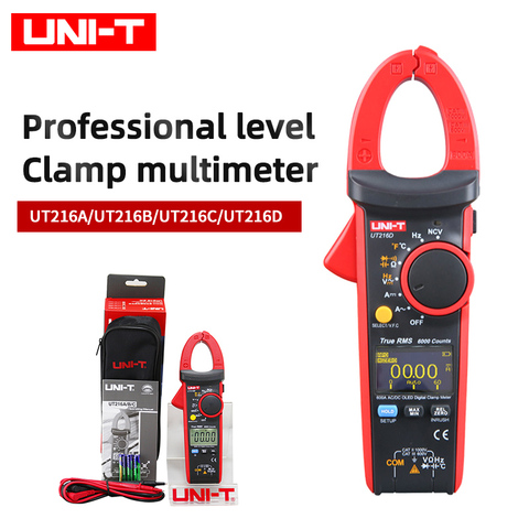 UNI-T UT216D 600A Digital Clamp Meter NCV V.F.C Diode LCD Backlight Analog Flashlight UT216A/B/C ► Photo 1/6