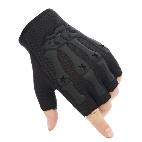 Military Army Tactical Gloves Men's Knuckle Fingerless Gloves Anti-Skid Bicycle Shooting Paintball Motor SWAT Half Finger Gloves ► Photo 1/6