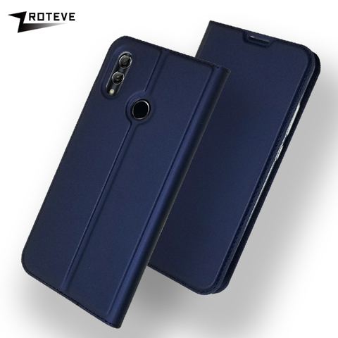 Zroteve For Huawei Honor 10 9 8 Lite 9X Pro Case Flip Leather Cover Honor View 10 Flip Wallet Coque Honor 9A 8X 8A V10 V9 Cases ► Photo 1/6