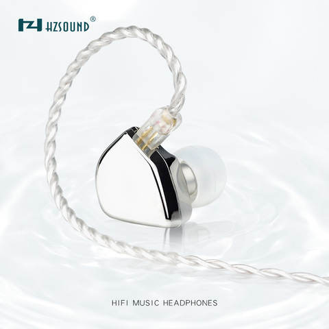 HZSOUND Heart Mirror 10mm Driver Unit  In Ear Headphone CNC HIFI Headset DJ Monitor Earphone Earbuds with 2Pin 0.78mm OFC Cable ► Photo 1/6