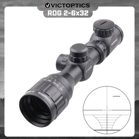 VictOptics ROG 2-6x32 Riflescope Hunting Optical Scope Telescopic Sight Range Finder Reticle Air Rifle Airgun .22LR .223 5.56mm ► Photo 1/6