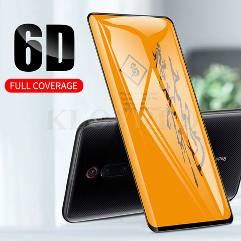 6D Full Glue Tempered Glass For Xiaomi Pocophone F1 Mi CC9 9 SE A3 Lite Screen Protector Protective Film Redmi K20 Note 8 7 Pro ► Photo 1/6