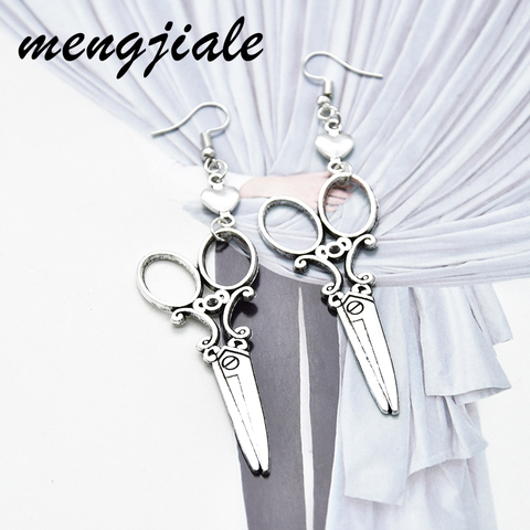 Fashion Handmade cool Design punk style big Scissors Earrings Drop Earrings ► Photo 1/4