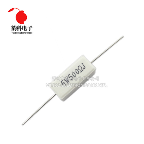 10pcs 5W 5% Cement Resistor Power Resistance 0.1 ~ 10K 0.1R 0.5R 1R 10R 100R 0.22 0.33 0.5 1 2 5 8 10 15 20 25 30 100 1K 10K ohm ► Photo 1/4