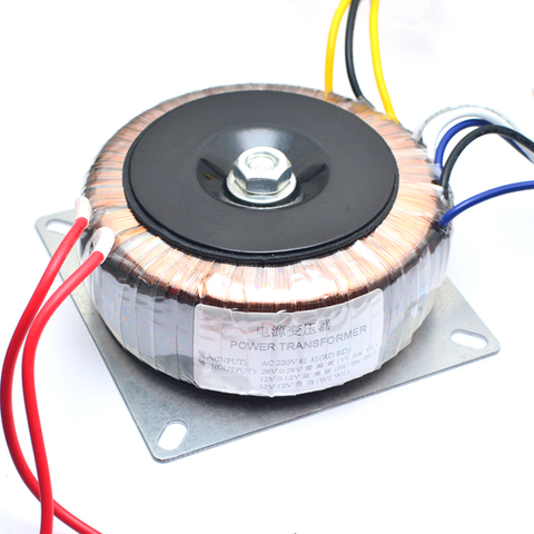 200W toroidal transformer dual 28V dual 12V single 12V for power amplifier ► Photo 1/1