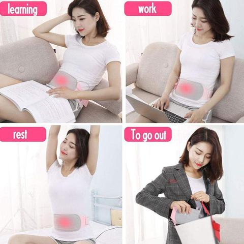 Cofe Uterus Warm Belt Menstrual Period Pain Relieve Materals Waist Moxibustion Massager Heating Wormwood Belt Hot Belt V6Y6 ► Photo 1/6