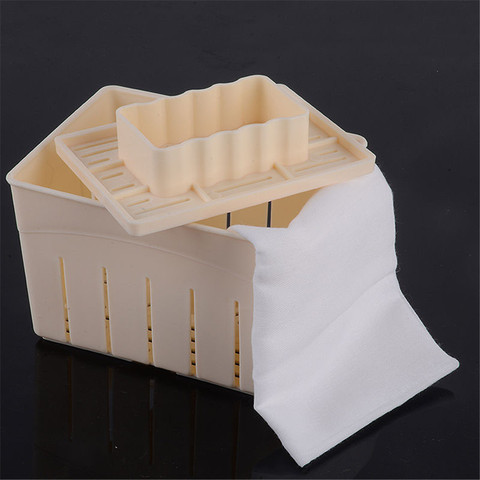 1 set DIY Homemade Tofu Press-Maker Mold Box Plastic Soybean Curd Making Machine Kitchen Cooking Tools Set ► Photo 1/6