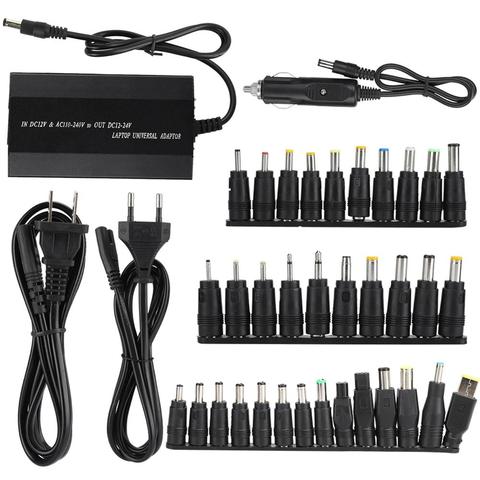 Universal Notebook Power Adapter Laptop W USB Car Charger