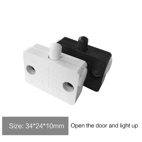 1PCS Wardrobe Door Touch Light Switch Automatic Reset Switch For Home Furniture Cabinet Cupboard ► Photo 1/5