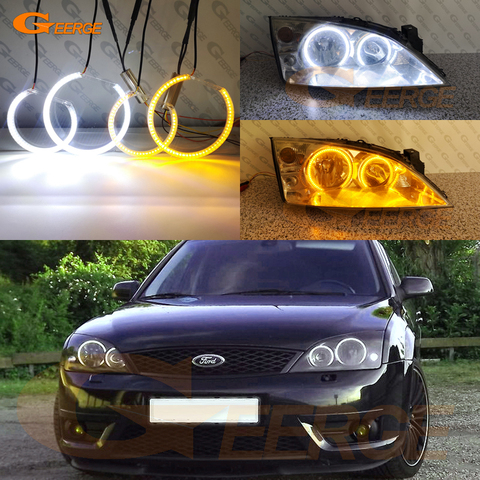 Ultra Bright Refit Day Light turn signal light SMD LED Angel Eyes For Ford Mondeo MK3 2000 2001 2002 2003 2004 2005 2006 2007 ► Photo 1/6