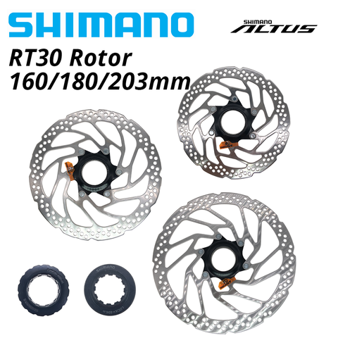 Shimano Altus SM RT30 CENTER LOCK Disc Brake Rotor Technology MTB Mountain bicycle RT-30 160MM 180MM 203MM for M2000 ► Photo 1/6