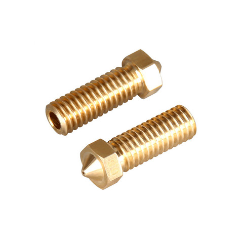 2pc trianglelab T- Volcano Plated Copper Nozzle Durable non-stick high performance M6 Thread for 3D printers E3D Volcano hotend ► Photo 1/2