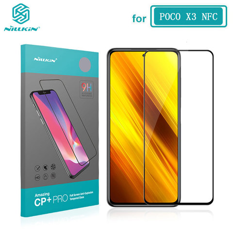 POCO X3 Glass Nillkin CP+Pro 2.5D Screen Protector Tempered Glass for Xiaomi Pocophone X2 F2 Pro X3 NFC Film ► Photo 1/6