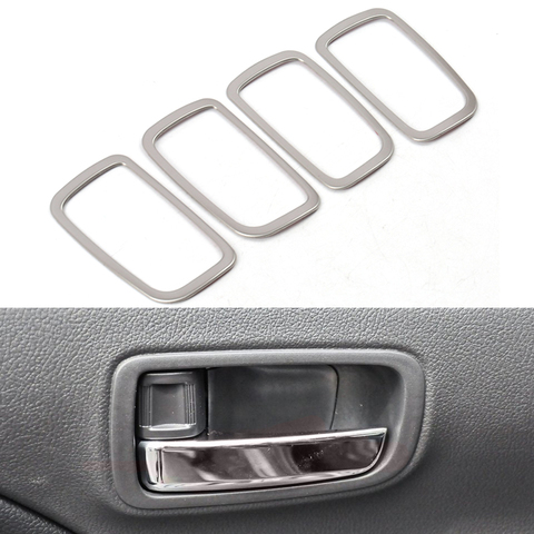 ABS Chrome For Mitsubishi Outlander 3 2013-2022 Interior Inside Door Handle Cover Trim Sticker Decoration Accessories ► Photo 1/3