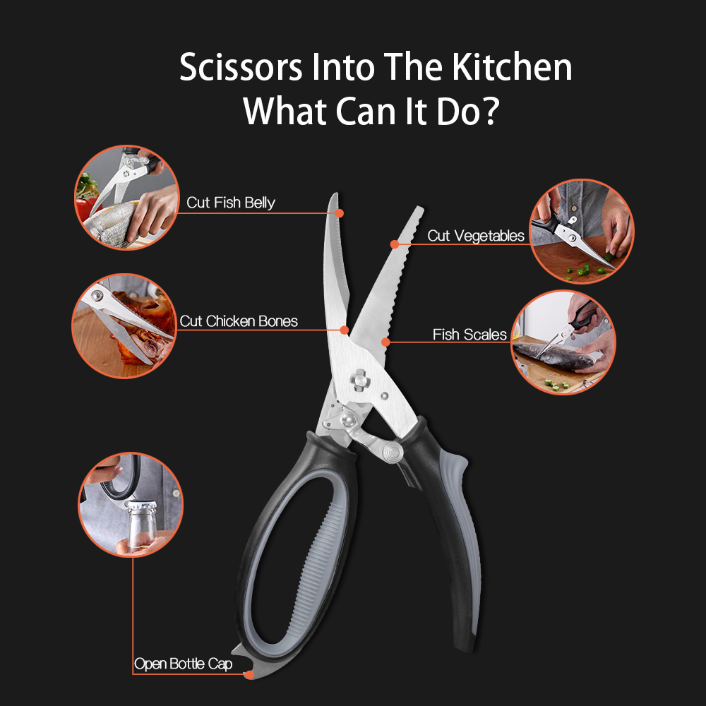 Chicken Bone Scissors Shears Cutter for Poultry and Fish