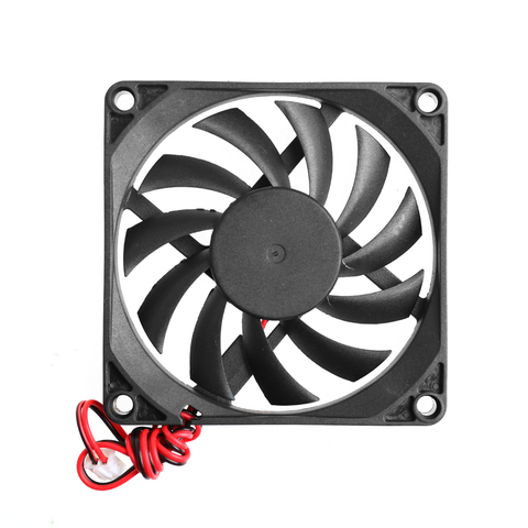 12V 2-Pin 80x80x10mm PC Computer CPU System Heatsink Brushless Cooling Fan 8010 ► Photo 1/6