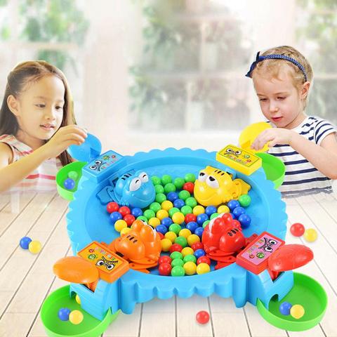 24Pcs Funny Toys Hungry Frog Eating Beans Beads Board Table Game Family Party Parent-child Interactive Educational Stress Relief ► Photo 1/6