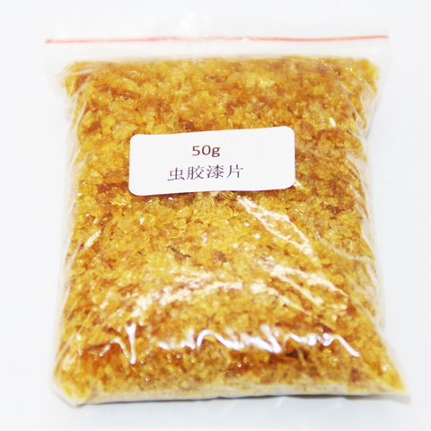 50g shellac varnish shellac flakes Granular powder Hand made guitar material ► Photo 1/4