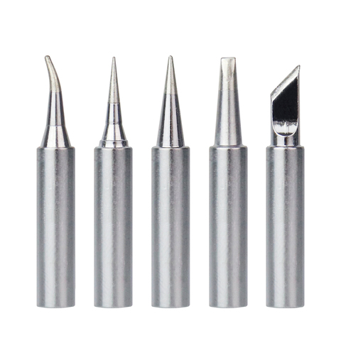 5pcs 900M T Series Pure Copper Soldering Iron Tip Lead-free Welding Sting For Hakko 936/937/938/969/8586 Soldering Iron Station ► Photo 1/6