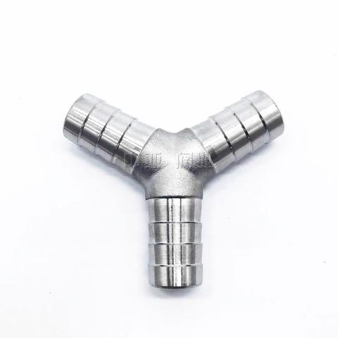 304 Stainless Steel Y-Shape Tee Barb Hose Fittings 6mm- 25mm 3 Way Hose Tube Barb Barbed Coupling ► Photo 1/4