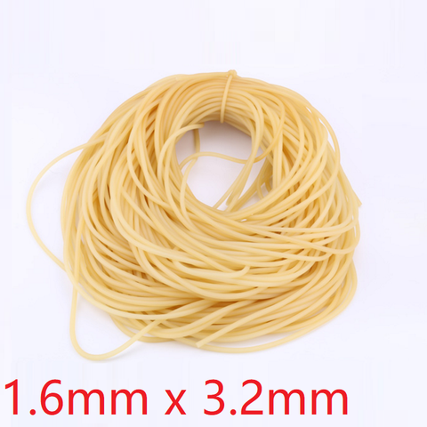 ID 1.6mm x 3.2mm OD Nature Latex Rubber Hoses Flexible Pipe High Resilient Elastic Surgical Medical Tube Soft Slingshot Catapult ► Photo 1/6