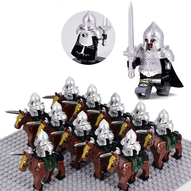 21Pcs Gladiatus Warriors Figure Medieval Knights Soldier bricks minifigure block 