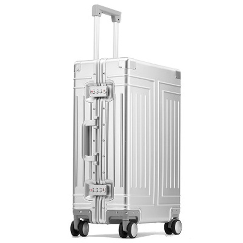 100% high-rank aluminum-magnesium high quality Rolling Luggage Perfect for boarding Spinner International brand Travel Suitcase ► Photo 1/5