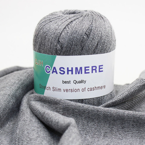 300g/lot Soft Smooth Natural Cashmere Yarn Companion Wool thread For Hand Knitting Yarn Sweater Scarves DIY Baby Wool Yarns ► Photo 1/6