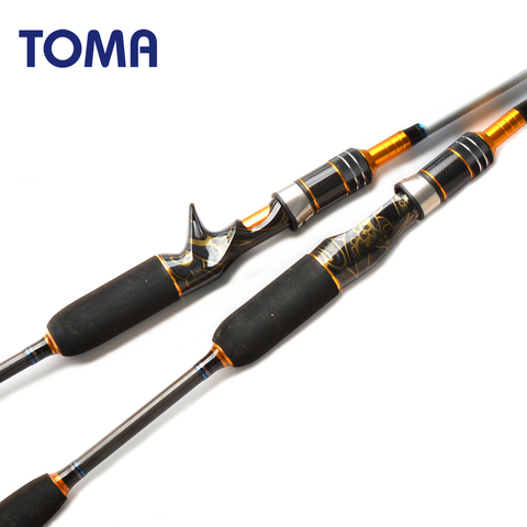 TOMA Fast Action Japan Sea Fishing Jigging Rod Casting 1.8m 1.98m 2.1m 2 section MH 50-180g Carbon Spinning Boat Fishing Rod ► Photo 1/6