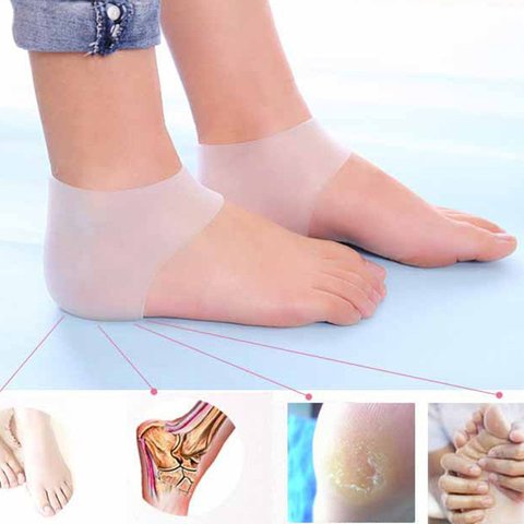 2022 HOT Silicone Moisturizing Gel Heel Socks Cracked Foot Skin Care Protect Foot Chapped Care Tool Health Monitors Massager ► Photo 1/6