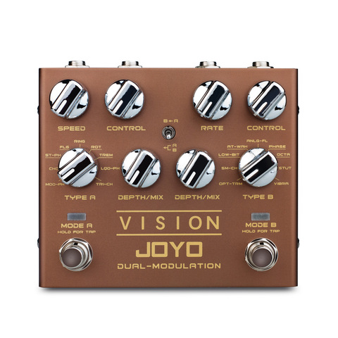 JOYO R-09 Vision Multi-effect Guitar Effect Pedal Nine Effects Dual Channel Modulation Pedal Tap Tempo Mini Effect True Bypass ► Photo 1/6