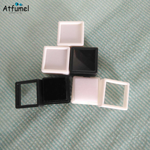 10Pcs Diamond Jewelry Box Zircon Organizer Soft Sponge DIY Weeding Diamond Ring Gem Case Gemstone Storage Stone Gift Box ► Photo 1/6