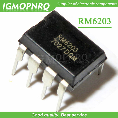 10pcs/lot RM6203 CR6203 CR6203T DIP8 charger chip 8 feet new original ► Photo 1/1