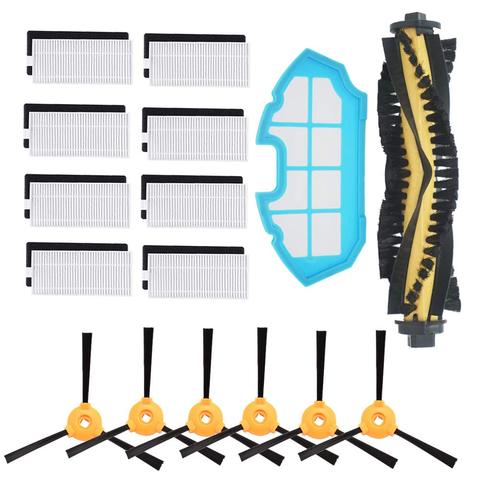 Replacement kit for EcoVacs Deebot 500 600 601 cen661 Robotics Vacuum Cleaner parts roller main brush hepa filters side brush ► Photo 1/4