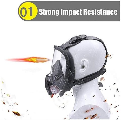 Anti-Fog 6800 Full Face Respirator Dustproof Painting Spraying Respirator  Gas Mask Safety Work with 6001 P100 Filter Replace 3M ► Photo 1/6