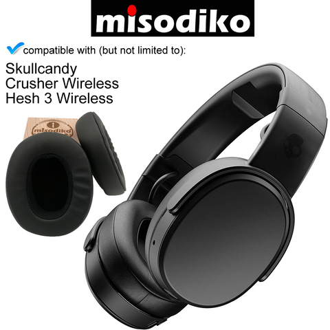 misodiko Replacement Cushions Ear Pads - for Skullcandy Crusher Wireless, Hesh 3 Wireless Headphones, Repair Earpads Cup Cover ► Photo 1/6