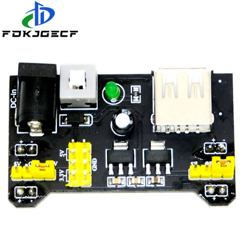 MB-102 Bread board dedicated power module compatible 5V, 3.3V Breadboard power module ► Photo 1/3