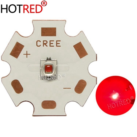 Original Cree XPE2 XP-E2 Photo Red 660nm 3W PowerLED Deep Red Chip Diode Emitter grow light For Indoor Plant Growth LED Lighting ► Photo 1/6