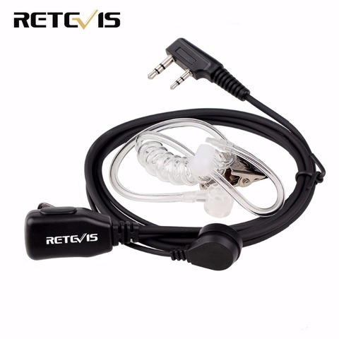 Retevis PTT MIC Earpiece Walkie Talkie Headset for KENWOOD BAOFENG UV-5R BF-888s Retevis H777 RT22 TYT HYT Walkie Talkie C9003A ► Photo 1/6