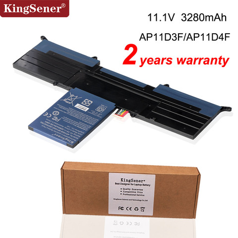 KingSener New AP11D3F Battery For Acer Aspire S3 S3-951 S3-391 MS2346 AP11D3F AP11D4F 3ICP5/65/88 3ICP5/67/90 11.1V 3280mAh ► Photo 1/6