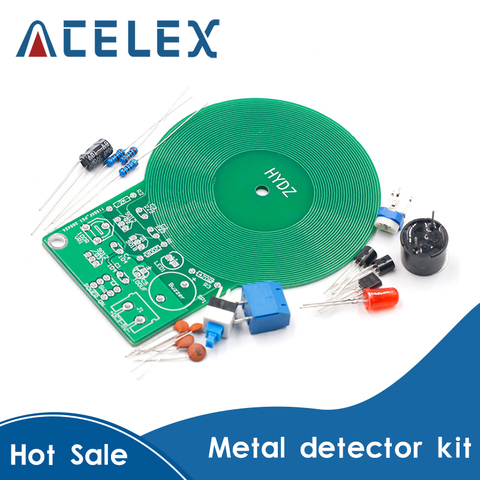 Metal Detector Electronic DC 3V-5V 60mm Non-contact Sensor Board Module Electronic Part Metal Detector With Battery Case DIY Kit ► Photo 1/6
