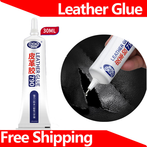 Leather Glue 30ml Leather Scratch Repair Soft Glue Incognito Transparent Washable Liquid Glue Leather Adhesive Glue ► Photo 1/6