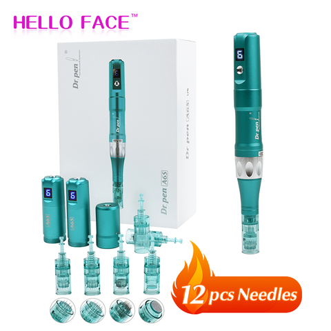 Dr. Pen Ultima A6S With 12 pcs Wireless Professional Microneedling pen Skin Care Micro Derma Pen Beauty Facial Care Machine ► Photo 1/6