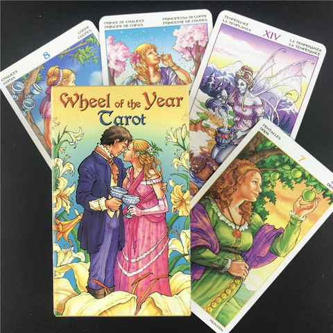 2022 Hot Wheel Of The Year Tarot Cards Read Fate  Game For Personal Use Board  Cards ► Photo 1/6