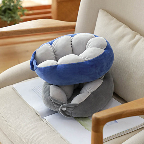 U Shaped Memory Foam Neck Pillow Airplane Travel Sleep Head Rest Support Pillows Soft Foam Car Office Head Rest Massage Cushions ► Photo 1/6
