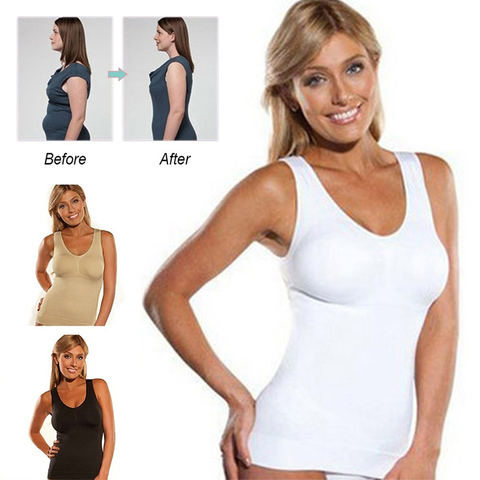 Women Slimming Tank Tops Woman Sportswear Workout Gym T-shirt Bodybuilding Fitness Tanks Sleeveless Tummy Control Sport Vest ► Photo 1/6