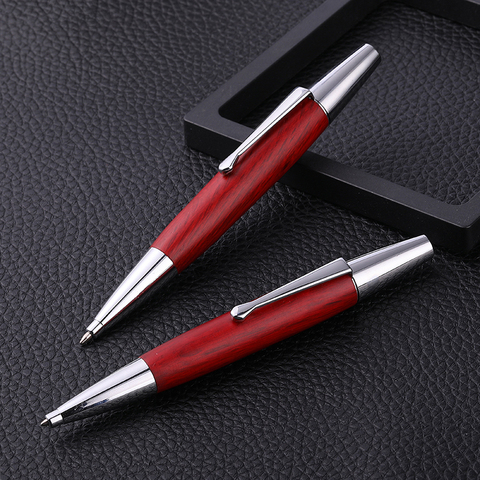 Guoyi A227 ballpoint pen revolving core G2 424 wooden high-end business office gifts and corporate logo custom signature pen ► Photo 1/6