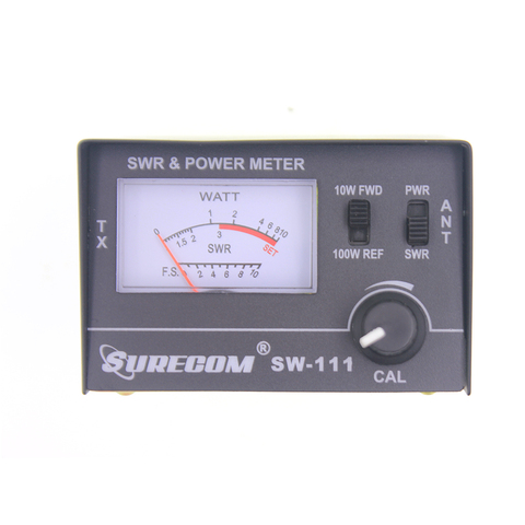 SURECOM SW-111 100 Watt SWR / Power Meter for CB Radio Antenna for Test SWR or Relative Power ► Photo 1/6