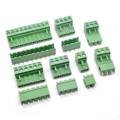 100pcs KF2EDG5.08 2/3/4/5/6/7/8/9/10/12Pin Line Terminal Plug Type 300V 5.08mm Pitch Connector Pcb Screw Terminal Block ► Photo 1/6